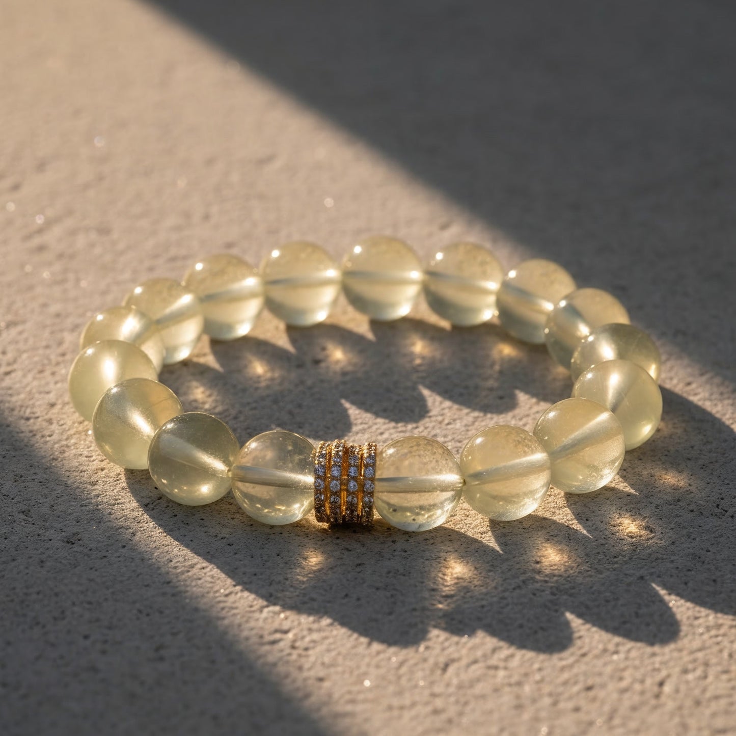 Golden Radiance Lemon Quartz Bracelet - JWPatronus