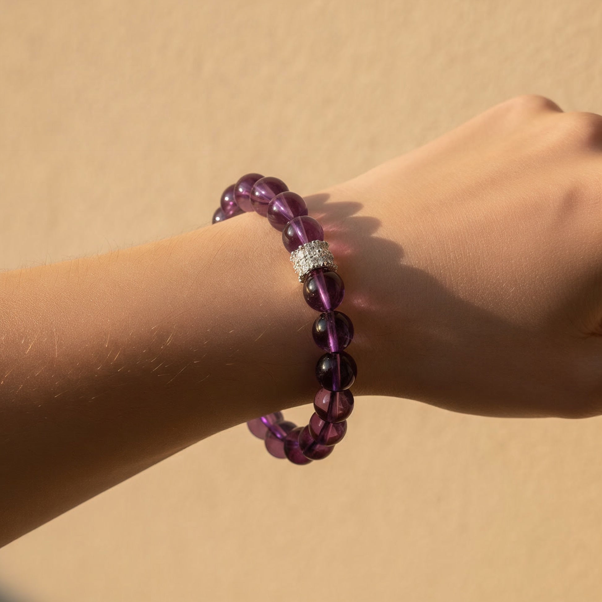 Serenity Bloom Amethyst Bracelet - JWPatronus