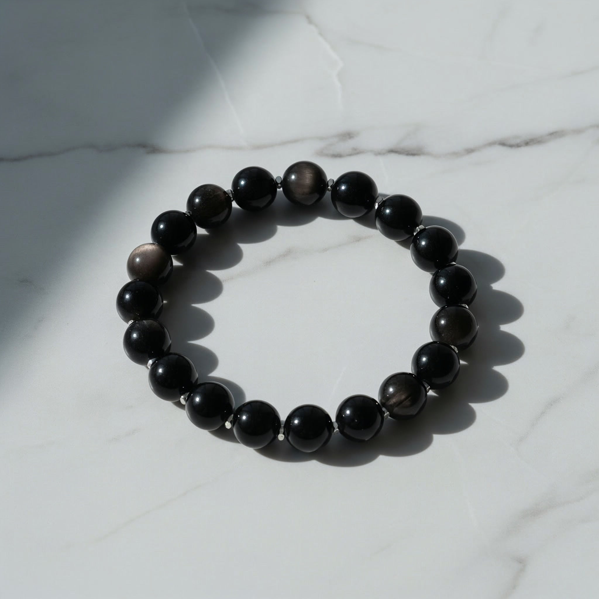 Silent Guardian Obsidian Bracelet - JWPatronus