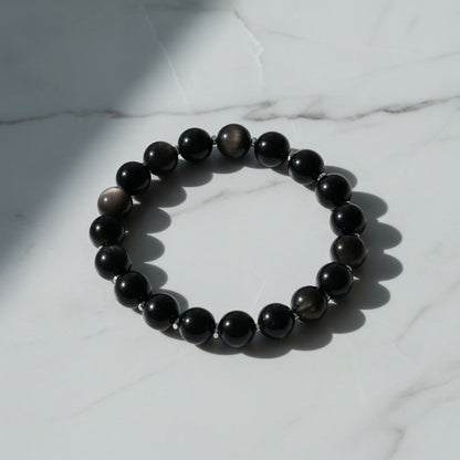 Silent Guardian Obsidian Bracelet - JWPatronus